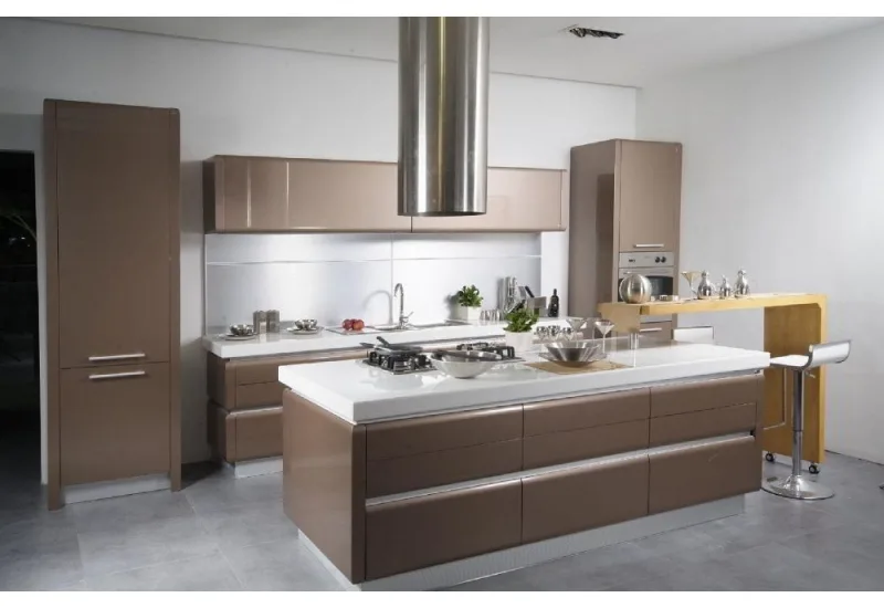 Cocina realizada en melamina