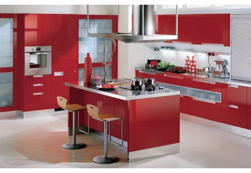 Cocina con isla modelo City